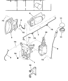 Zámek Dveří Levý Předek Originál Citroen Peugeot 106 Saxo 9135E3 UK