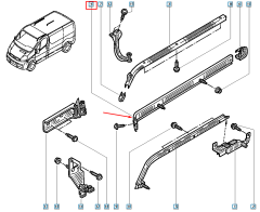 Vodicí Lišta Dveří Nový originál 7639000Q0E 8200841769 Renault Nissan