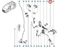 Klika Dveří Zadek 806070113R 806076608R Renault Trafic 3