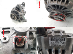 Alternátor 8200065730 A001TA2293 1,2 16V Renault Clio 2 Kangoo Alternátor 8200065730 A001TA2293 1,2 16V Renault Clio 2 Kangoo