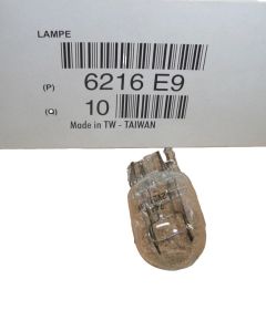 Žárovka Nový originál 6216.E9 6216E9 Citroen Peugeot 12V-21/5W