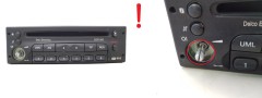 Rádio Cd Opel 90566821 CDR500 2F4 GM Delco