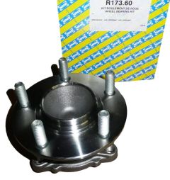 Náboje Na Kola Zadek Pro Citroen Peugeot R17360 1606291780 SNR