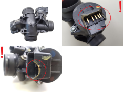 Škrticí Klapka Peugeot 407 9655971780 1.6 HDI Delphi 3117