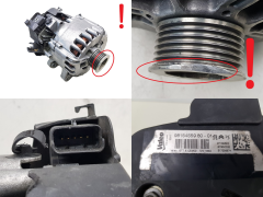Alternátor 9815455980 Valeo Citroen Peugeot NA CZĘŚCI