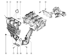 Těsnění Nový originál Renault Nissan 1.4 8v 140359150R