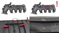 Sací Potrubí 0361N3 9653808680 1.6 HDI TDCI Citroen Peugeot Ford Volvo
