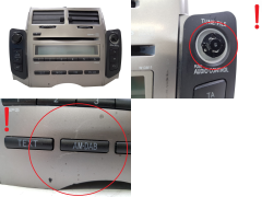 Rádio Cd Mp3 Toyota Yaris 86120-0D490 W13811 Fujitsu 1362