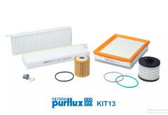 Sada Filtrů Pro Citroen Peugeot KIT13 9813908880 Purflux