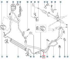 Trubky Posilovače Řízení Nový originál 8200701262 Renault