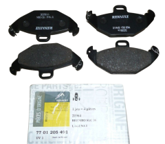 Brzdové Destičky Zadek Originál Renault Laguna I 7701205491 Brzdové Destičky Zadek Originál Renault Laguna I 7701205491