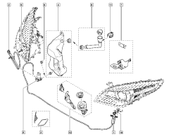 Zástrčka Předek Originál Renault Laguna III 286020441R