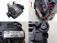 Alternátor 9646476280 TG15C022 Valeo Citroen Peugeot 2542704A 