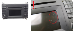 Rádio Cd Mercedes-Benz B A1699002000 MF2830 N25-MF2830