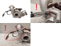 Turbodmychadlo GTD1244VZ 9804119380 PSA 1.6 eHDI 1.5 TDCi 40602 km