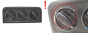 Panel Větrání VW Golf 3 1H0819045/A 1H0819045 1H6819075