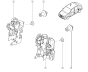 Zámek Dveří Nový originál Levý Zadek Dacia Logan 6001547507