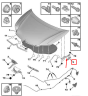 Panty Masky Pravý Nový originál 791279 7912.79 Citroen