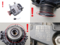 Alternátor 045903023A Bosch 0124515022 120A VW AG