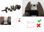 Kliková Hřídel 430 0501K7 0501N8 2.0HDI Peugeot Citroen RHR RHW RHM AH01 AHX
