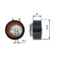 Napínač Pásku Originál Citroen Peugeot 407 C5 2.7-3.0 HDI 9814121580