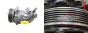 Kompresor Klimatizace 6453QE 9655191580 Sanden SD6V12 1449 Citroen Peugeot