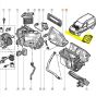 Ovladač Komfortu Originál Renault Kangoo 8200095112