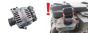 Alternátor 8200727051-B 0124415043 Renault Dacia 98A