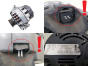Alternátor 8200103744 SG7S013 75 A Valeo Renault Nissan