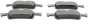 Brzdové Destičky Zadek Citroen Peugeot 308 II 508 1610814180
