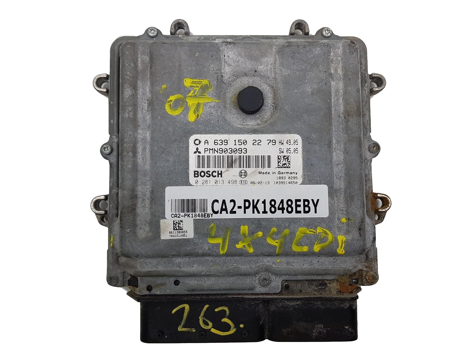 Řídicí Jednotka Motoru A6391502279 0281013498 Mitsubishi main product photo