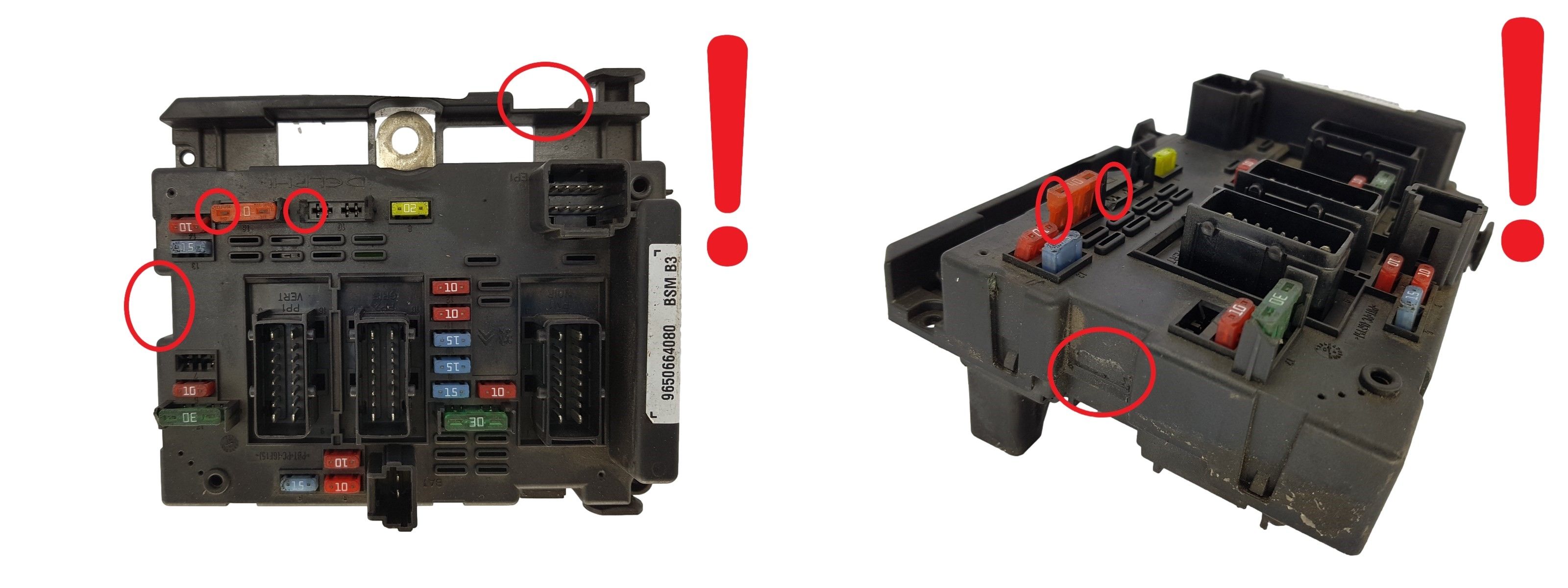 Blok Ovladačů BSM B3 9650664080 PSA Delphi 1497 main product photo