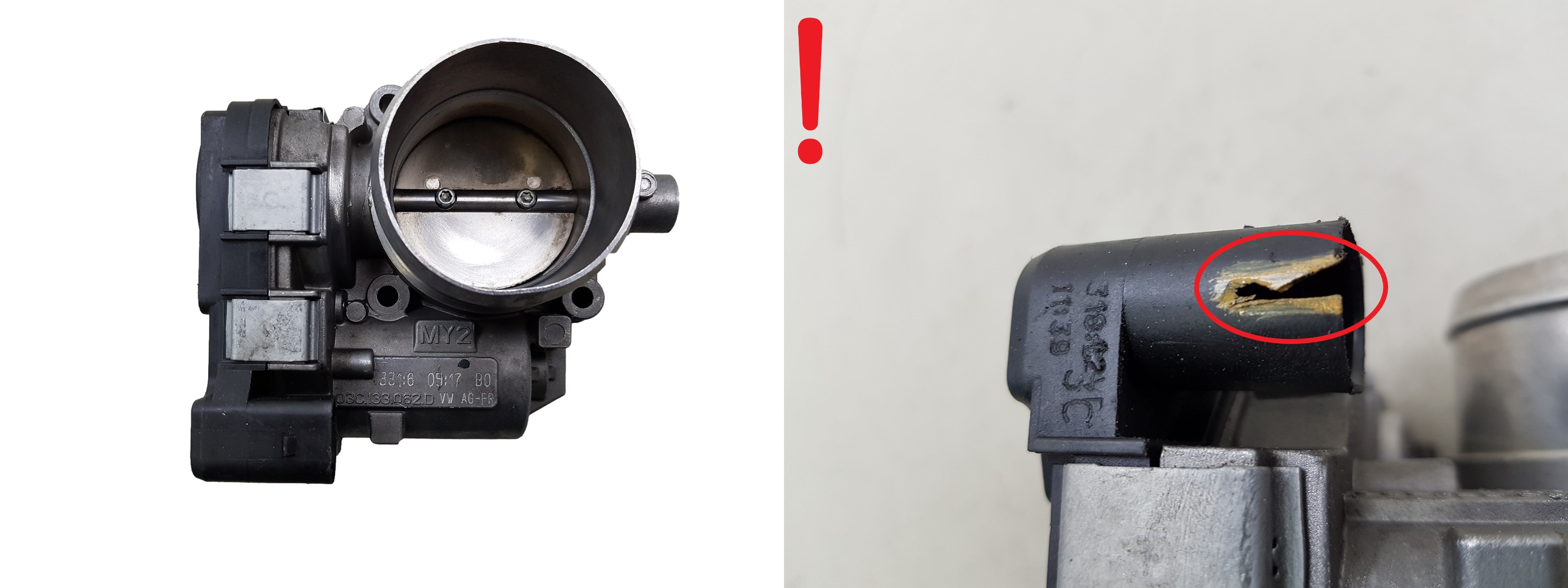 Škrticí Klapka WAG 03C133062D 1.4 TSI 2586 main product photo