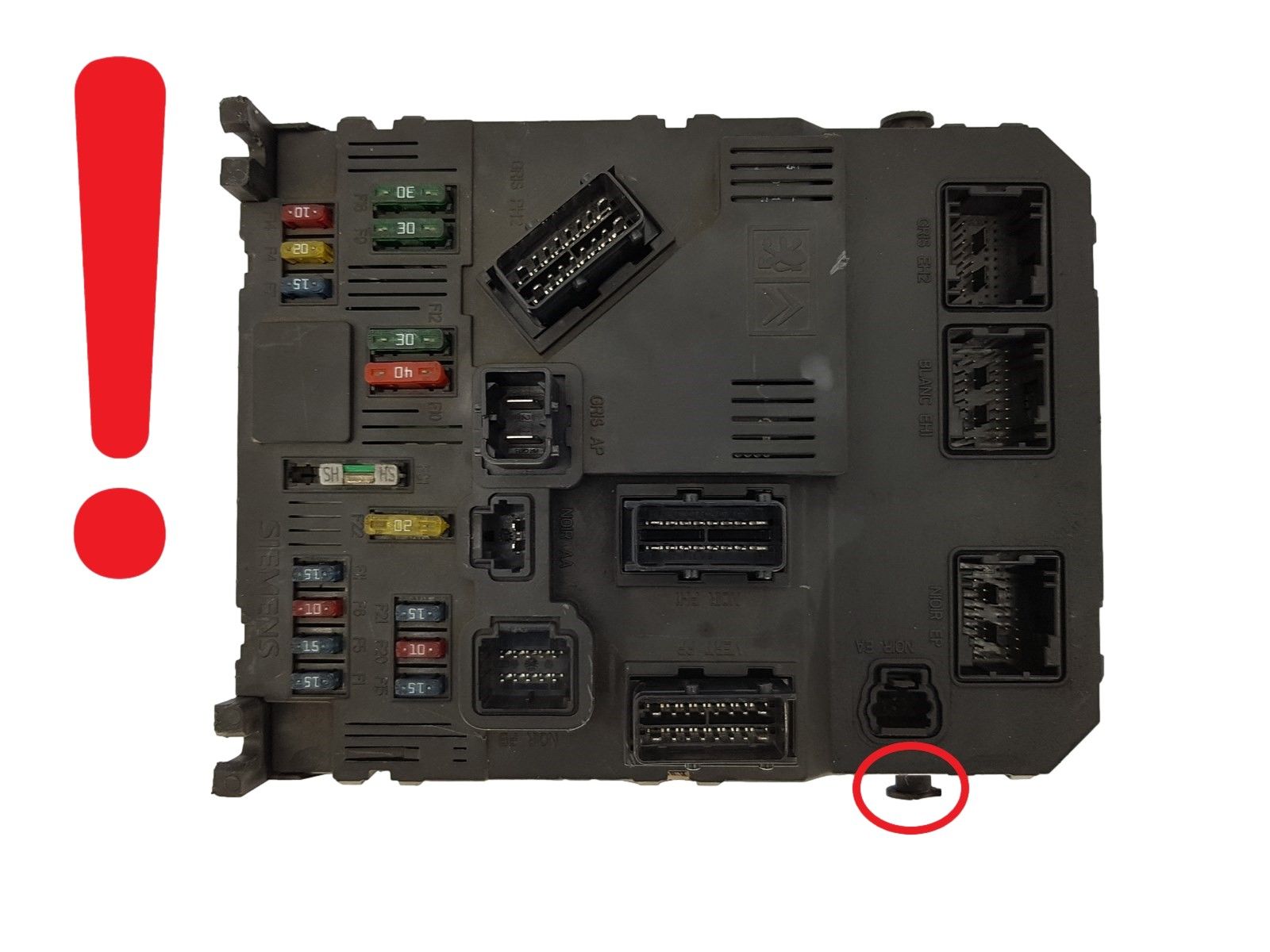 Blok Ovladačů BSI F02-00 9649811480 S118085200H PSA Siemens 1274 main product photo