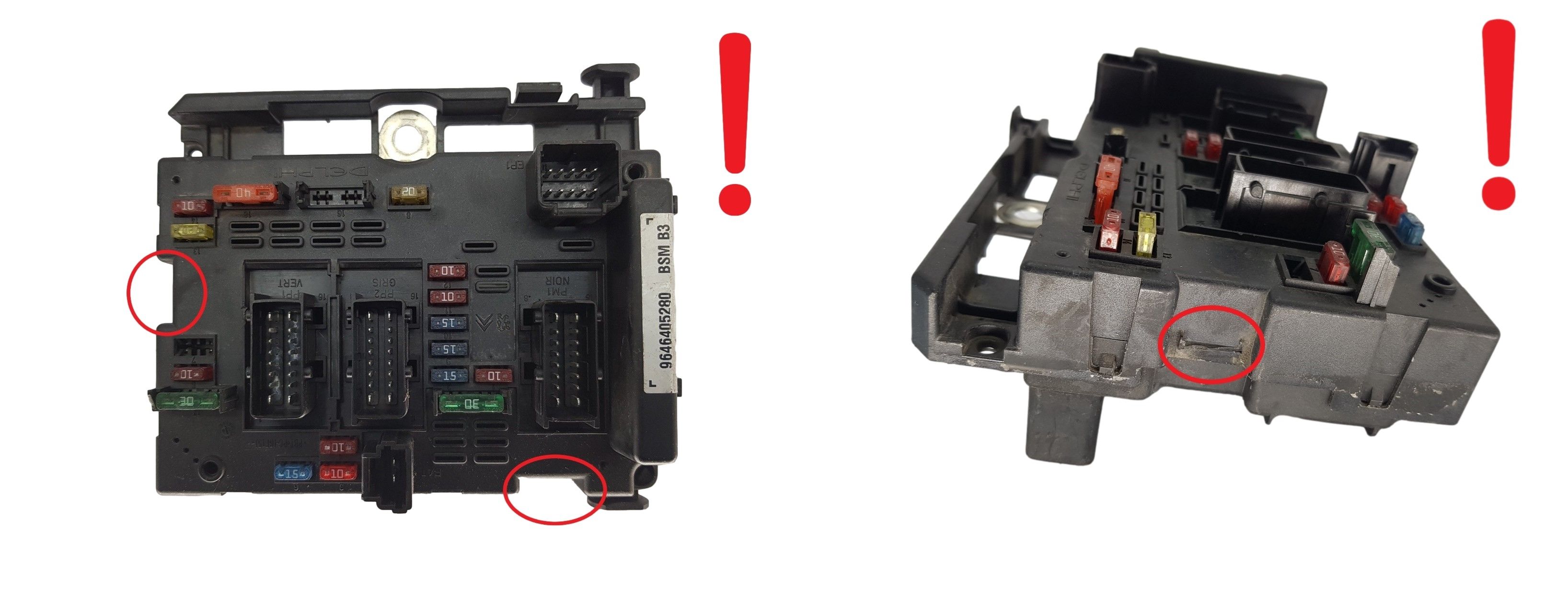 Blok Ovladačů BSM B3 9646405280 PSA Delphi 2700 main product photo