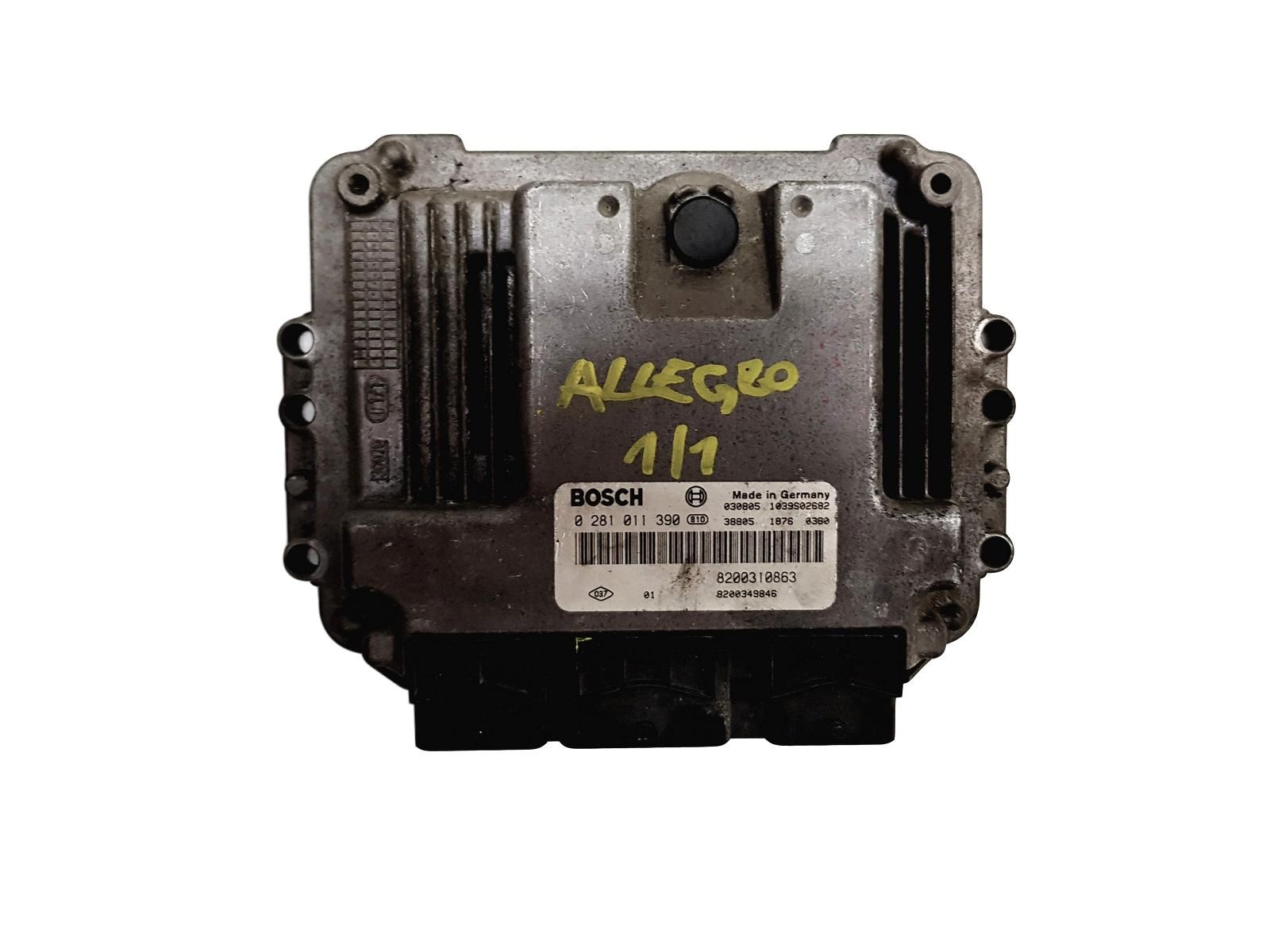 Blok Ovladačů 0281011390 8200310863 8200349846 Renault Bosch 4900 main product photo