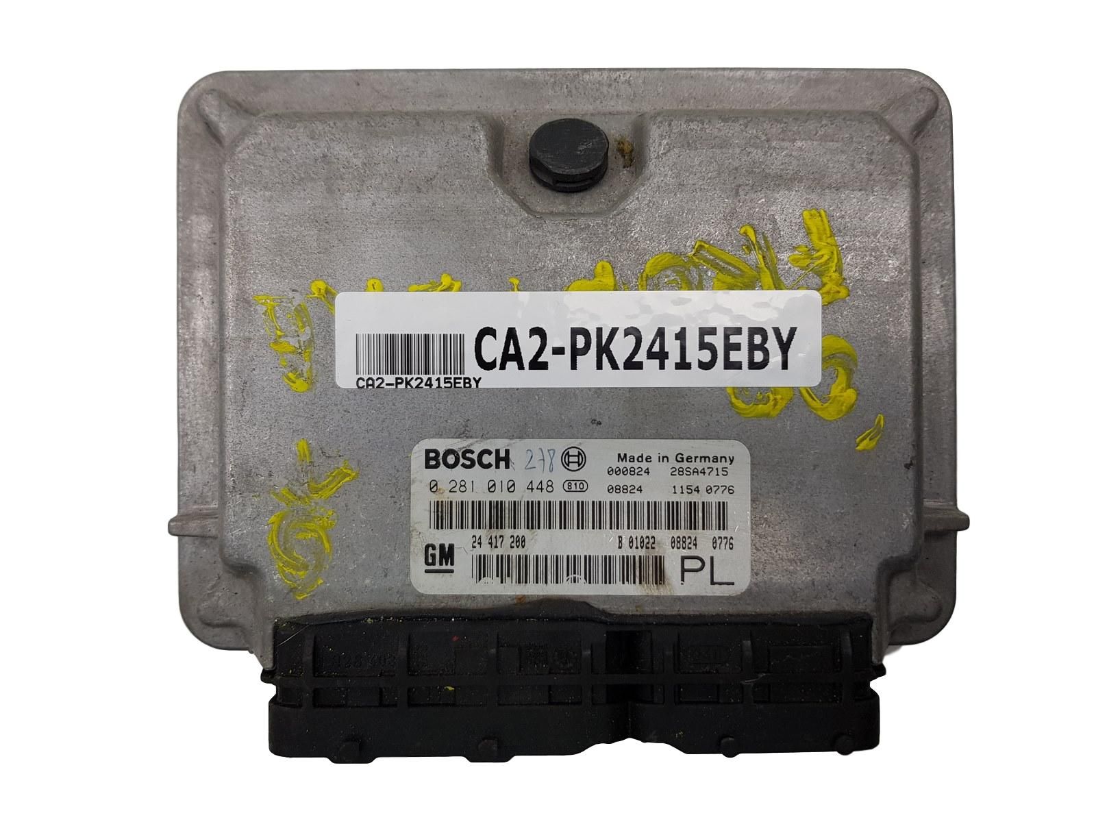 Řídicí Jednotka Motoru 24417200PL 0281010448 Opel main product photo