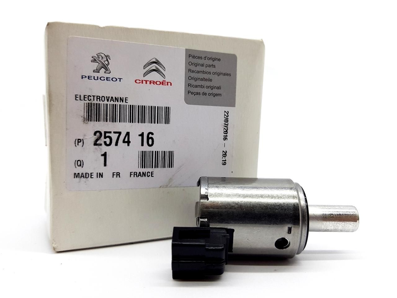 Elektroventil  Nový originál Citroen Peugeot 257416 1607991280 9653760480 257410 main product photo