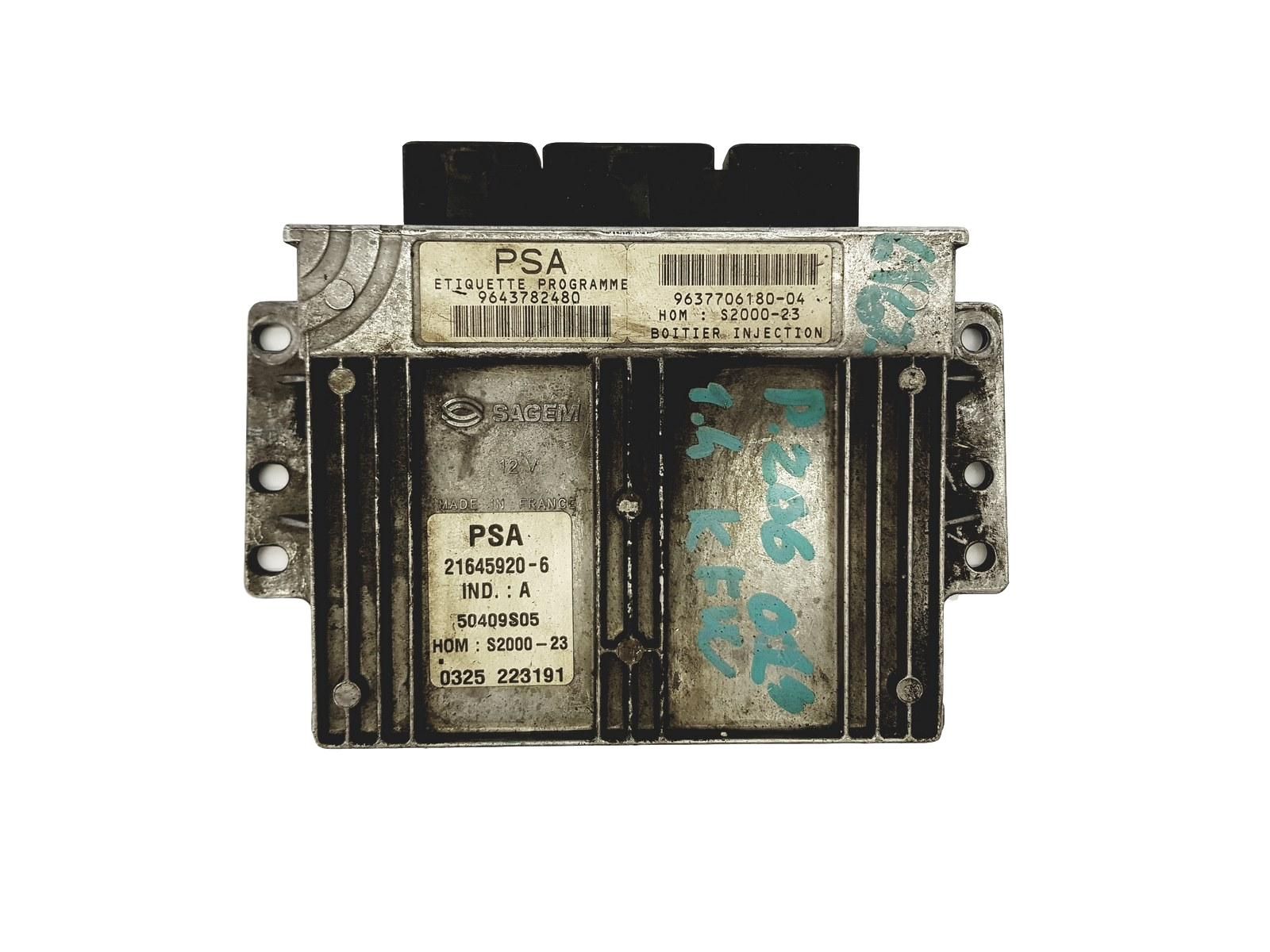Blok Ovladačů 9643782480 9637706180-04 21645920-6 PSA Sagem 13506 main product photo