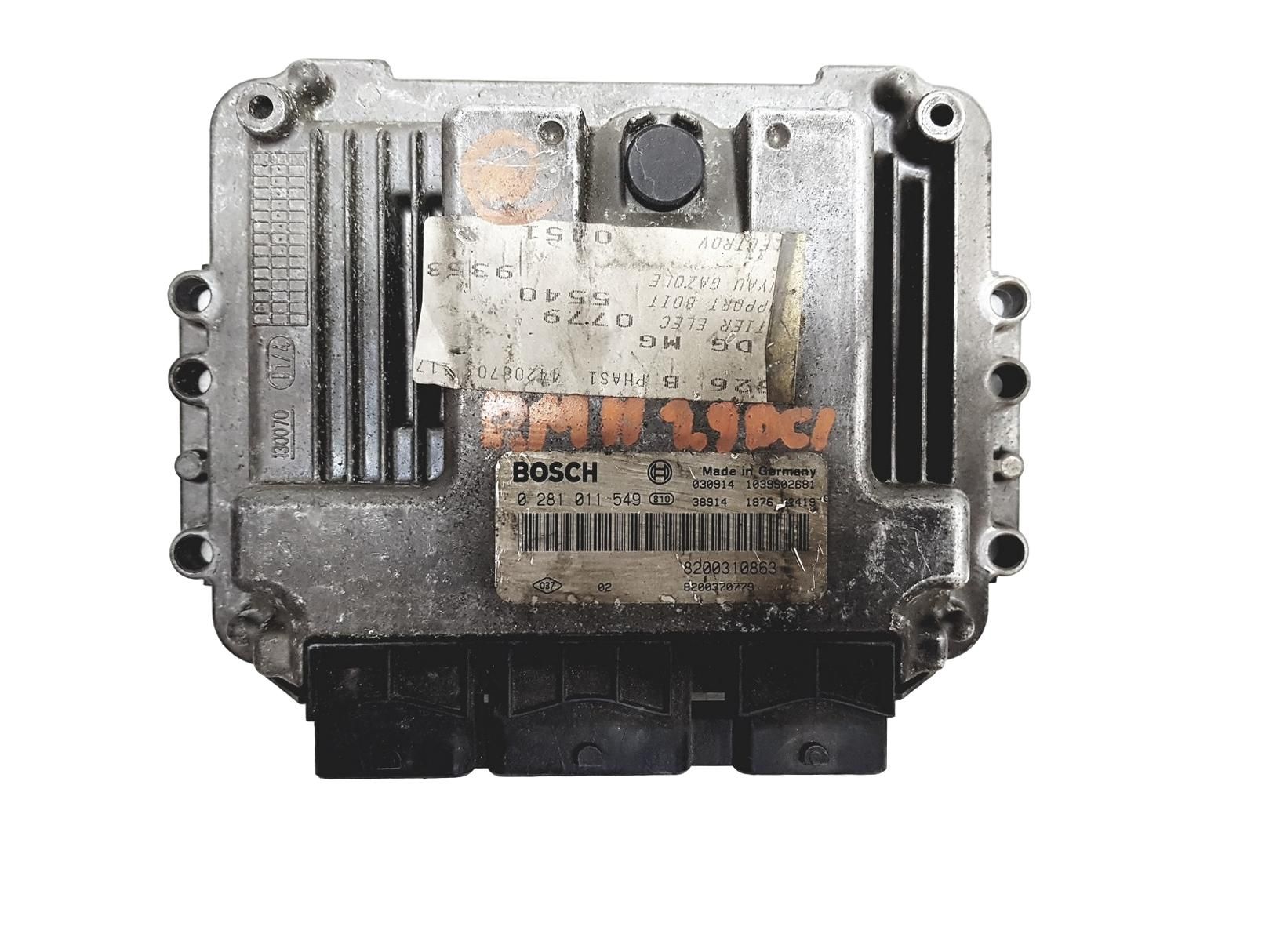 Blok Ovladačů 0281011549 8200310863 8200370779 Renault Bosch 12337 main product photo