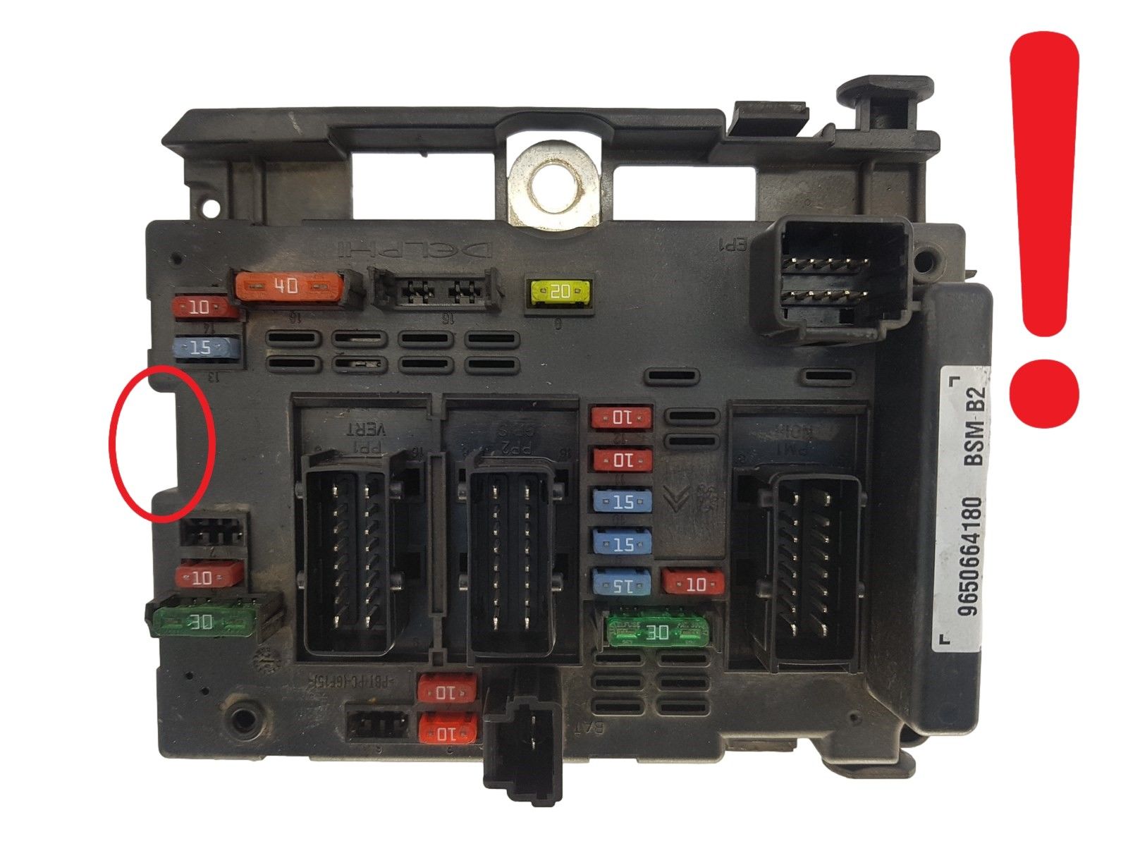 Blok Ovladačů BSM B2 9650664180 PSA Delphi 1321 main product photo