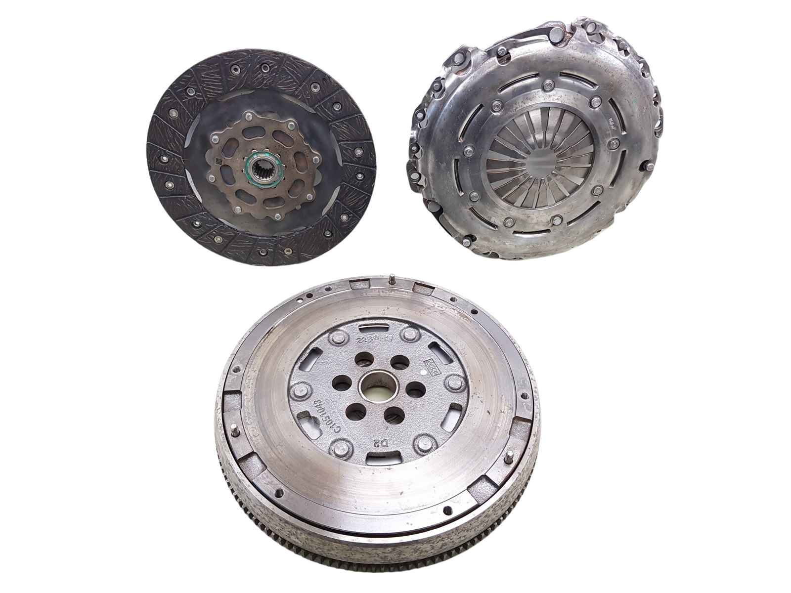 Dvouhmotové kolo + spojka 9812748580 1617985780 1.5 HDI Citroen Peugeot 6000km main product photo