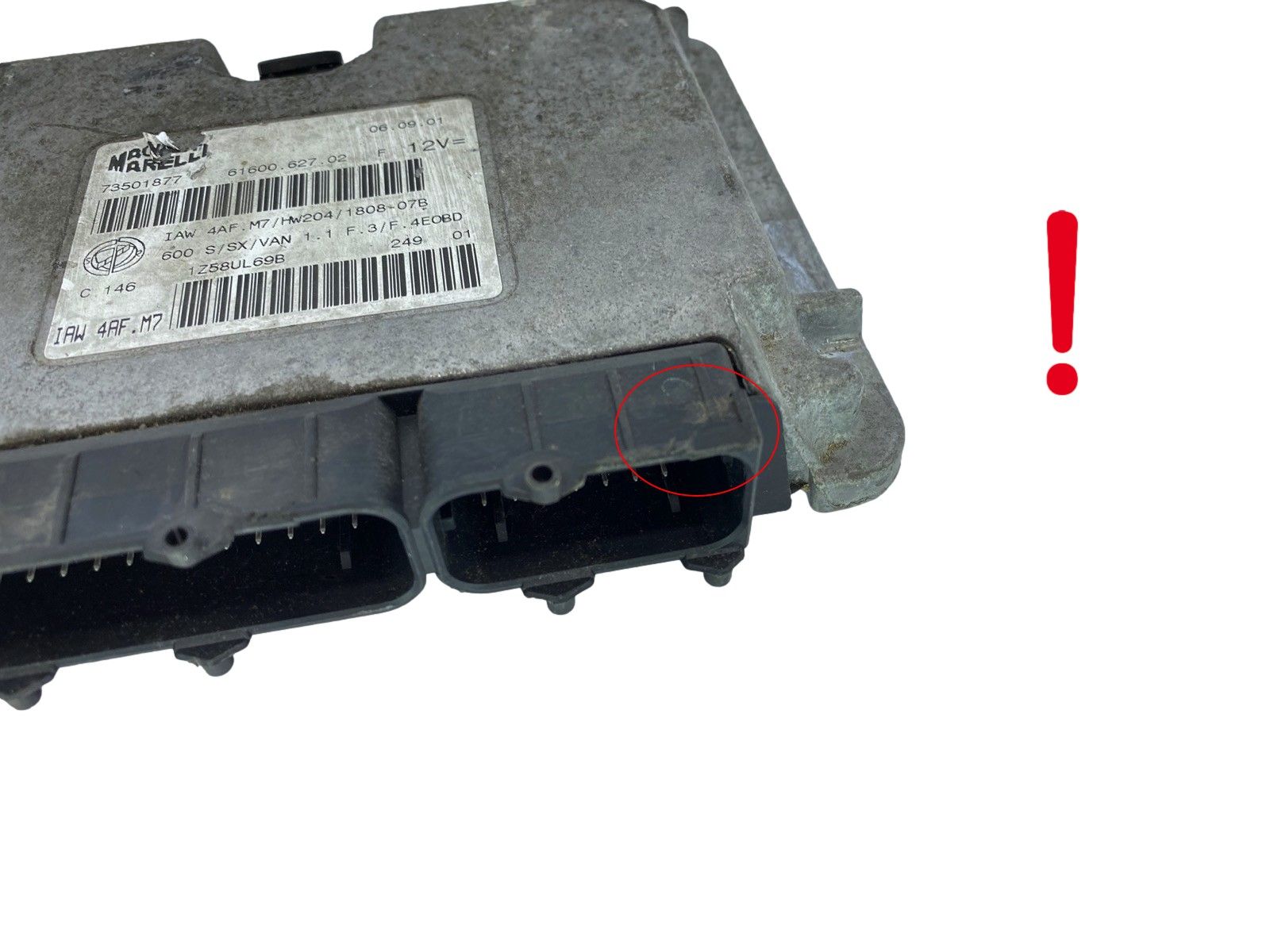 Blok Ovladačů IAW4AF.M7 73501877 61600.627.02 Fiat Magneti Marelli 61986 main product photo