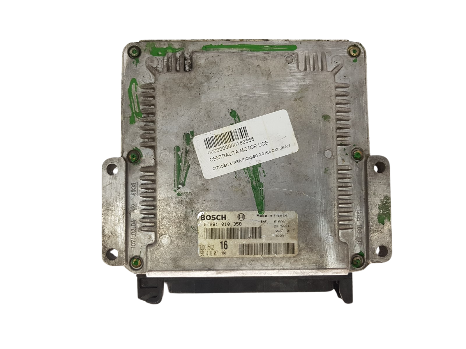 Blok Ovladačů 0281010358 9641607180 PSA Bosch 3231 main product photo