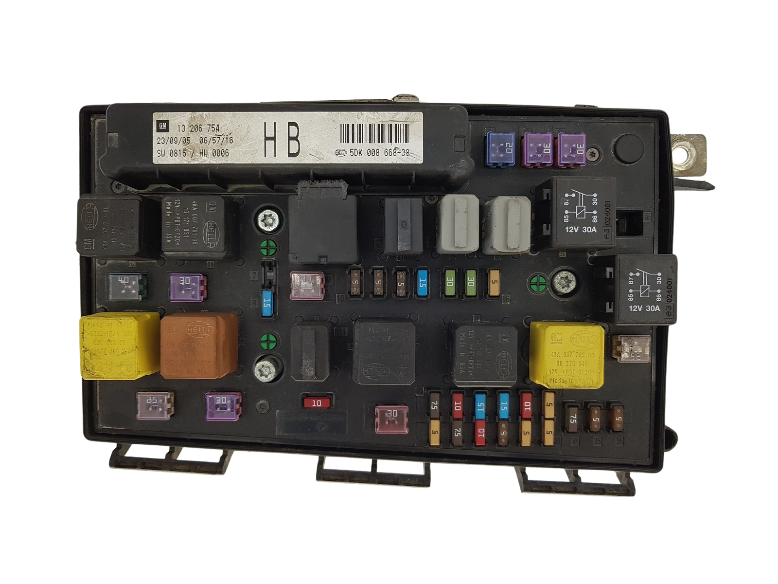 Modul 13206754 5DK008668-38 HB Opel GM 1583 main product photo