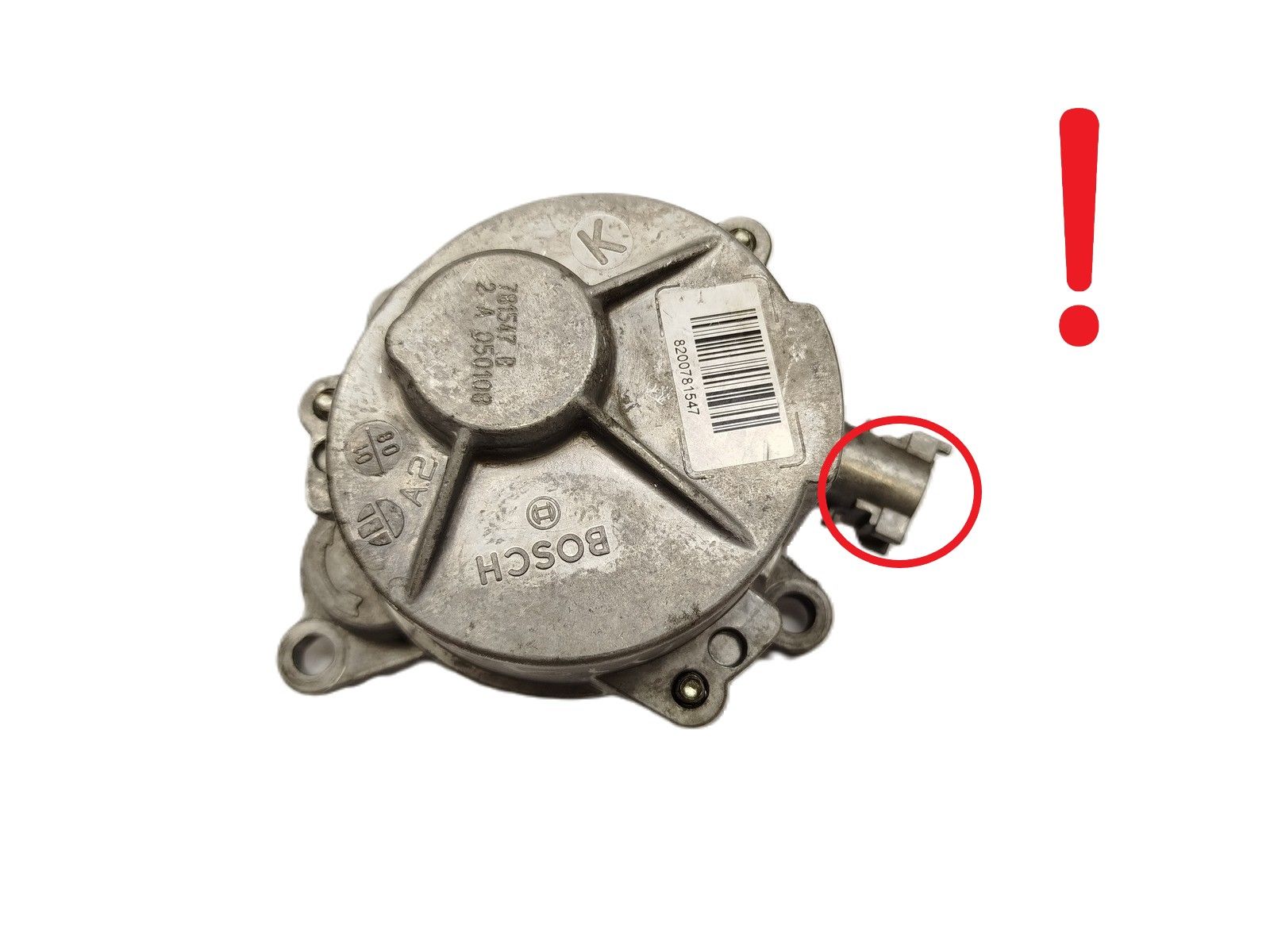 Pumpa Vacuum Bosch 8200781547 Renault Nissan 2.0 DCI 8200934654 5168 main product photo
