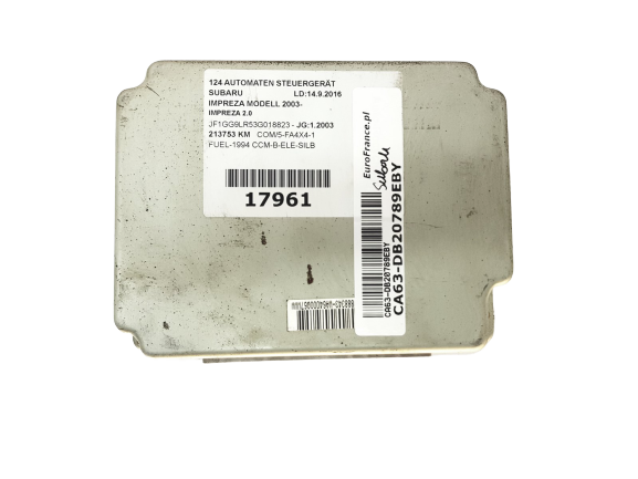 Blok Ovladačů FT 31711 AH290 A64-000 Q67 Subaru Unisia main product photo