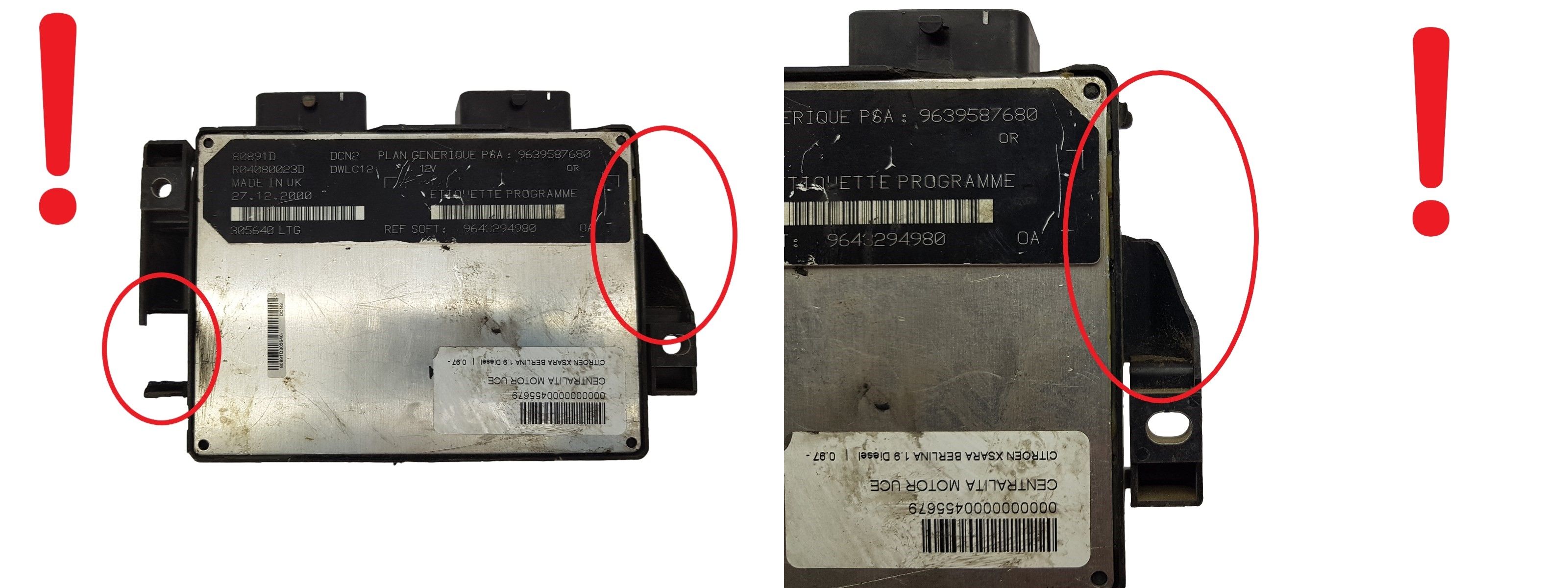 Blok Ovladačů 9639587680 9643294980 R04080023D 80891D PSA Lucas 3617 main product photo