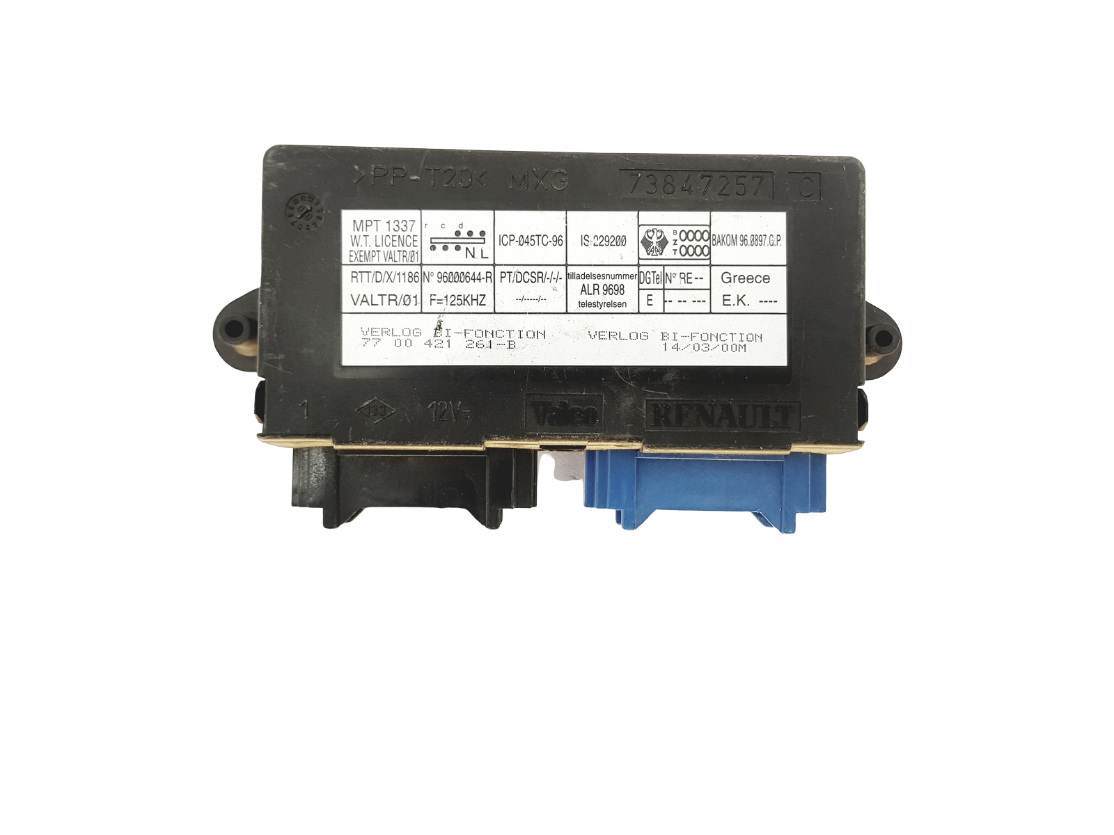 Blok Ovladačů 7700421261-B 73847257C Renault Valeo 22735 main product photo