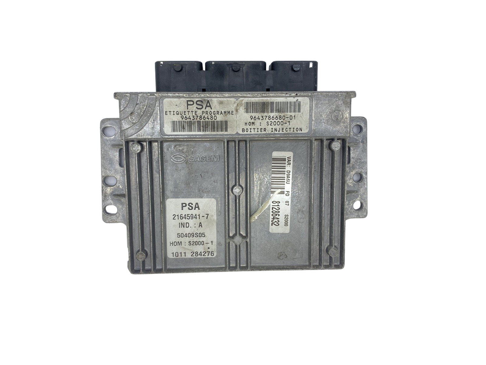 Blok Ovladačů 9643786480 9643786680-01 21645941-7 PSA Sagem 57233 main product photo